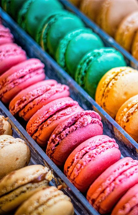 Macarons de couleur