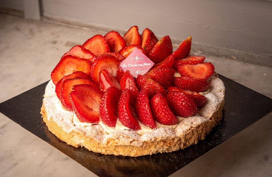 Pâtisserie aux fraises