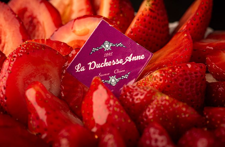 Pâtisserie aux fraises